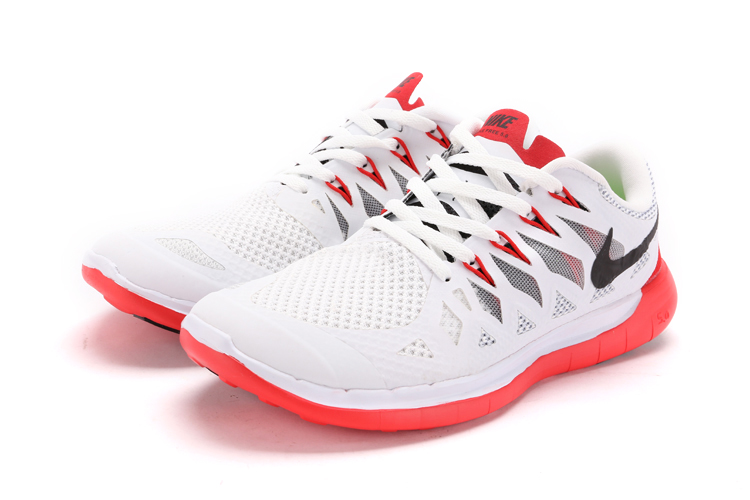 nouveaux libres 5.0 femmes plus nike blanc orange (5)